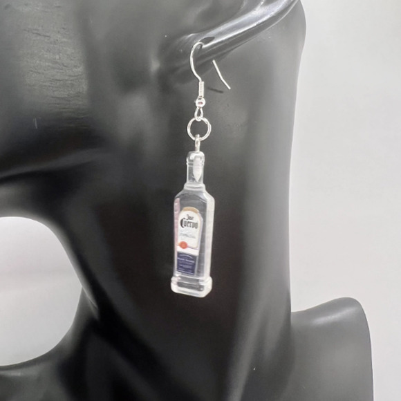Jose Cuervo Tequila Earrings - New Years Eve Earrings - Alcohol Earrings - Picture 9 of 9